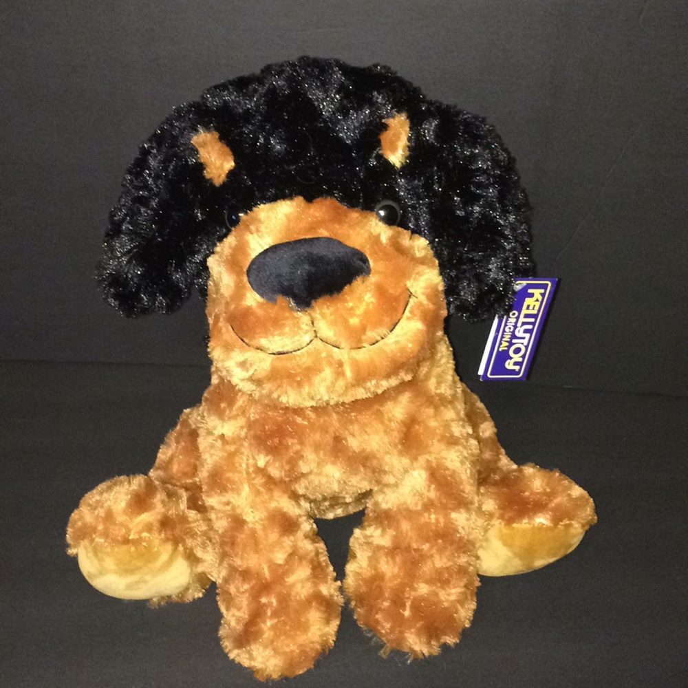 NTW Plush dog by kelly toy black and brown